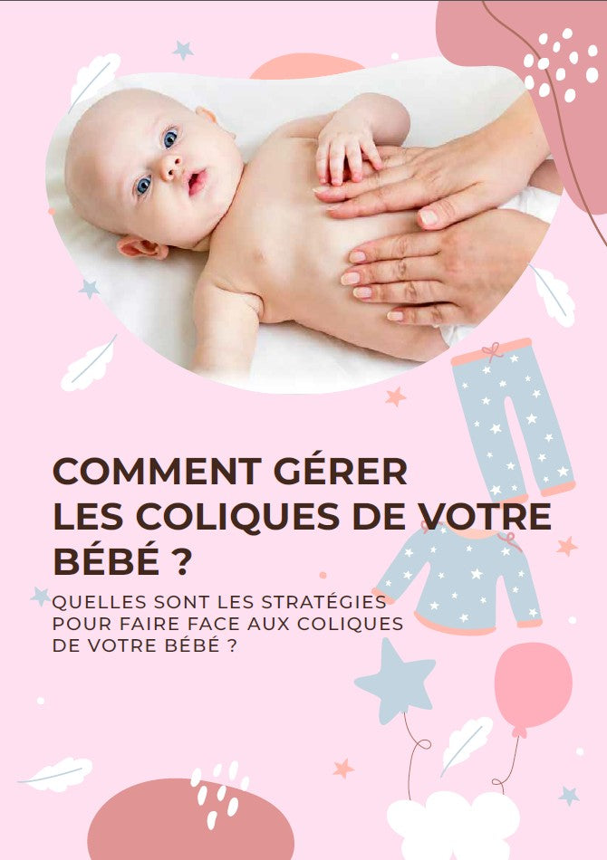Couverture de page ebook - Comment gérer les coliques de bébé ?