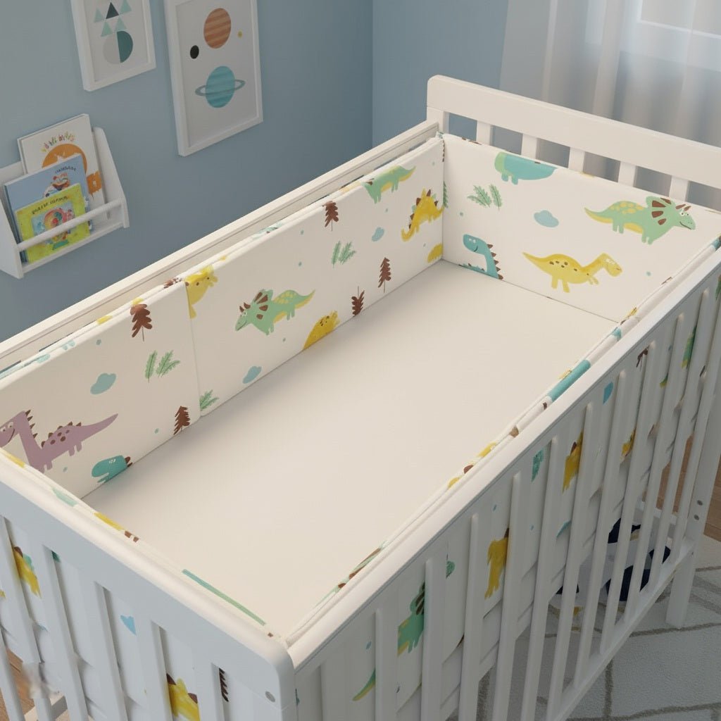 Tour de lit dinos clair