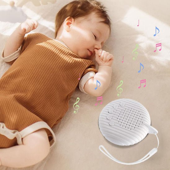 Bébé endormi avec notre veilleuse bruit blanc BabySleep