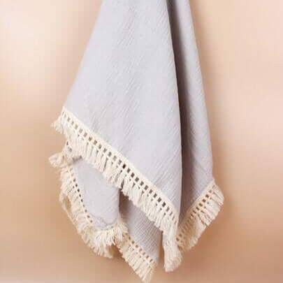 COUVERTURE BEBE - BabyBlanket™ - Gris - Bien - être Bébé