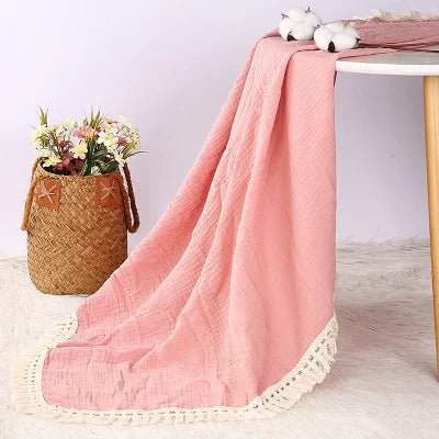 COUVERTURE BEBE - BabyBlanket™ - Rose - Bien - être Bébé