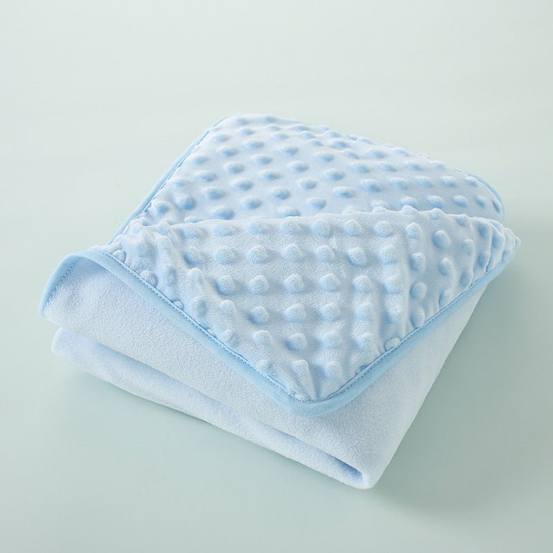 Couverture bébé RectoBulles bleue