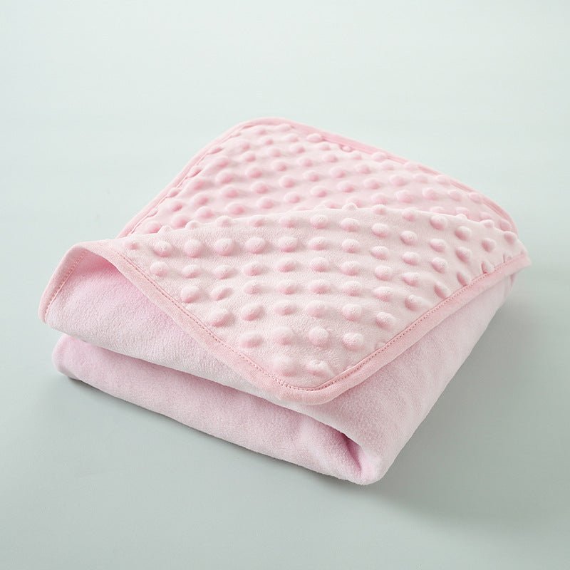 Couverture bébé RectoBulles rose