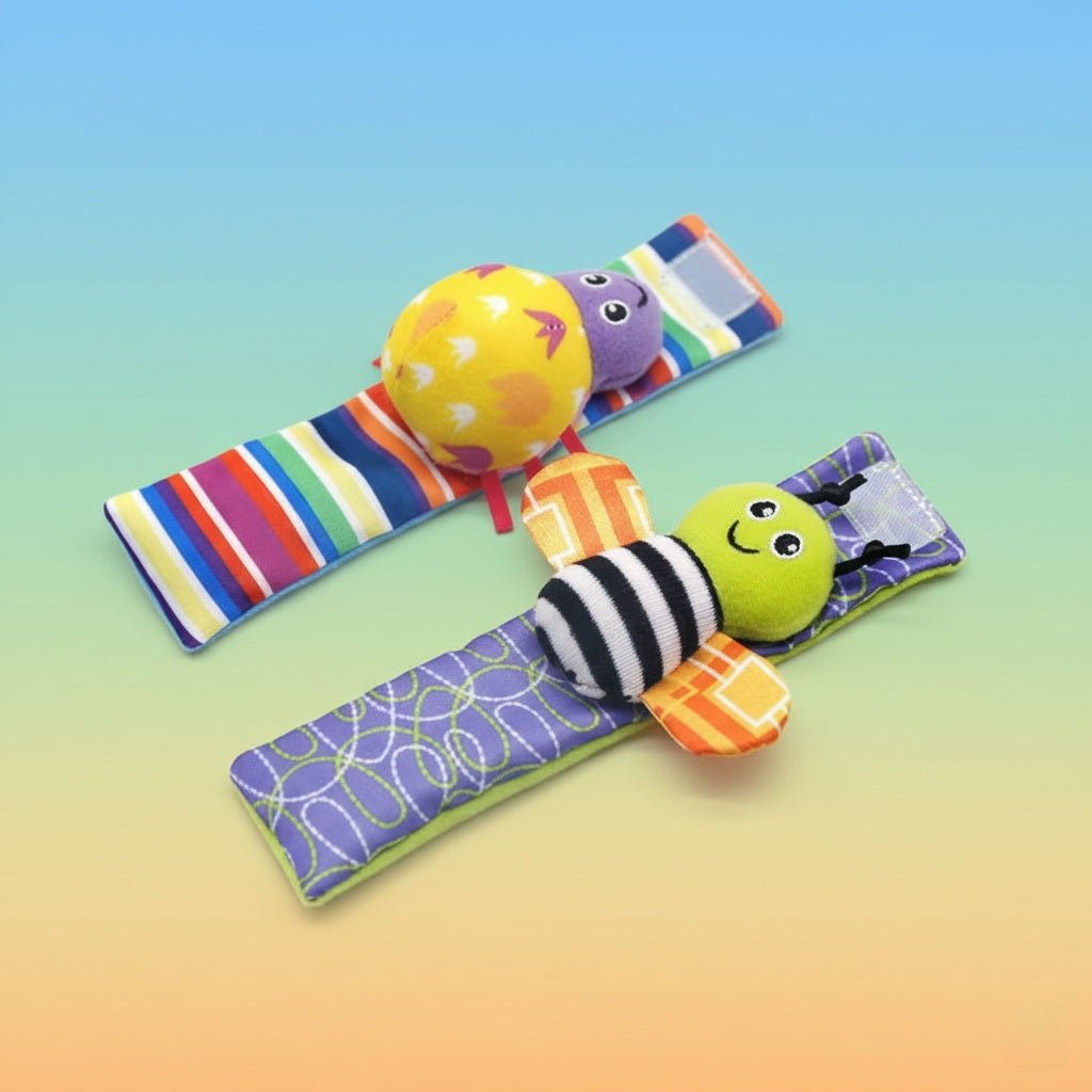 Les poignets de notre hochet bébé BuggyRattles™