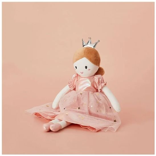 Notre doudou bébé fille Princess au sol