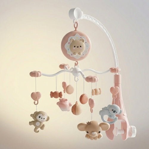 Notre mobile musical bébé rose