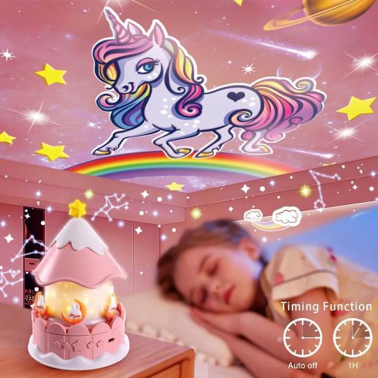 Option minuterie de notre veilleuse projection LittlePrincess
