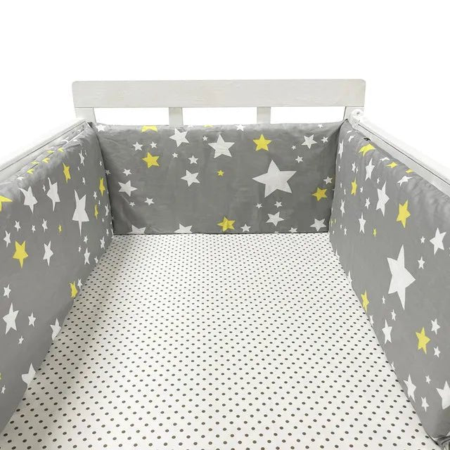 Tour de lit bébé Constellation Gris lumineux