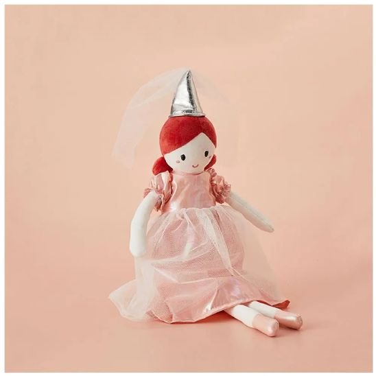 Une doudou bébé fille Fairy assise
