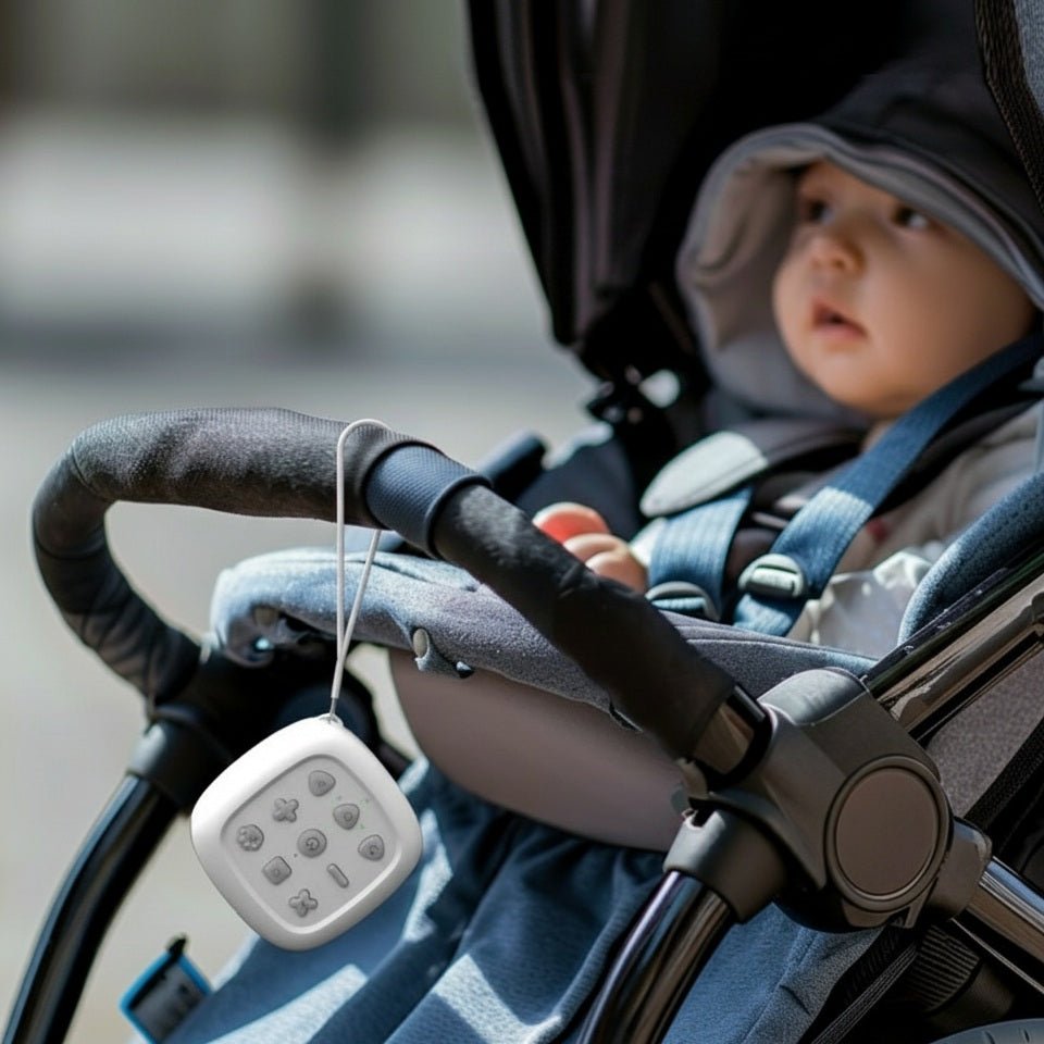 Usage extérieur de notre veilleuse bruit blanc LightWhiteNoise™