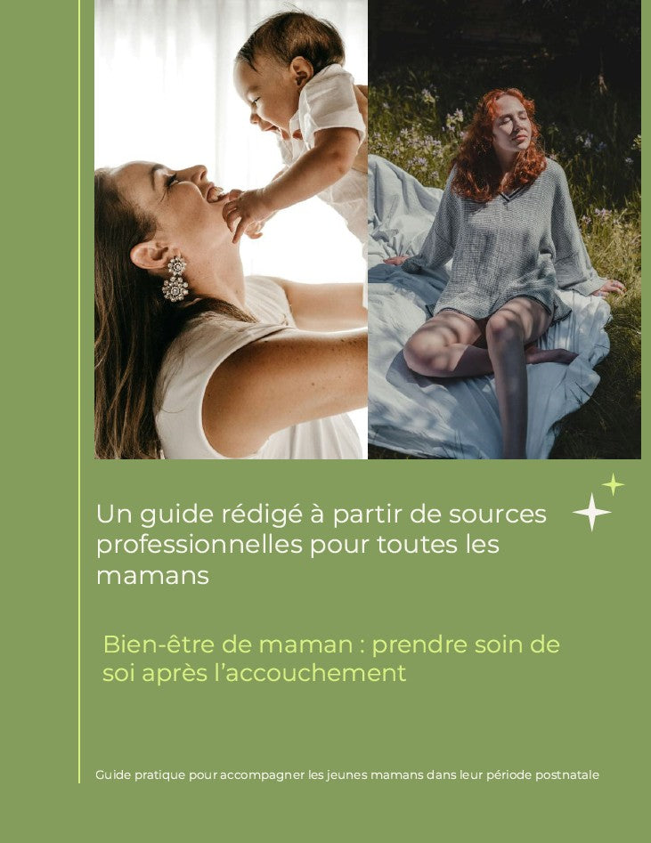 Couverture de page ebook - Bien-être de maman - Prendre soin de soi après l'accouchement