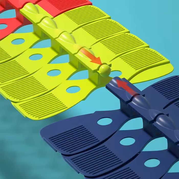 Fixage des pièces de notre circuit voiture enfant Changeable Track