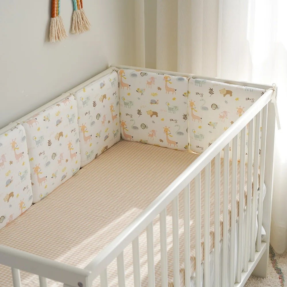 TOUR DE LIT POUR BEBE ANIMAUX KAKI