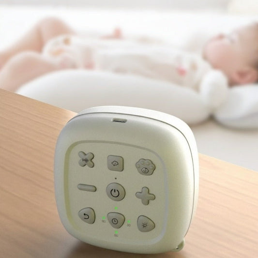 Veilleuse bruit blanc LightWhiteNoise™ au chevet de bébé