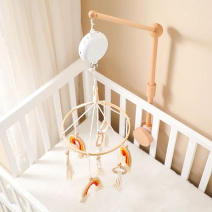 Aperçu de la boîte musicale rotative pour mobile bébé avec télécommande et volume réglable