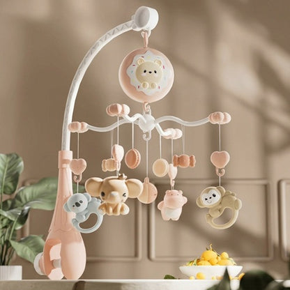 Aperçu de notre mobile musical bébé rose