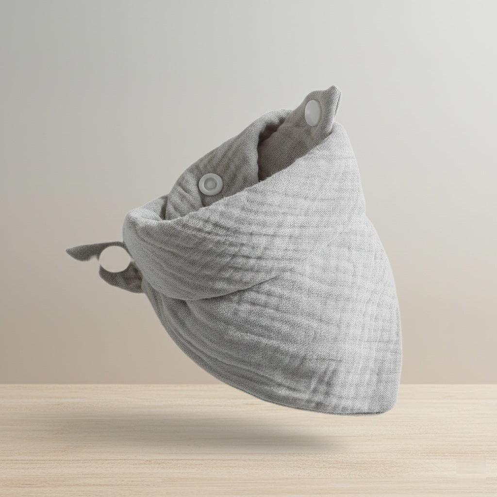 Bavoir bandana gris Cowbaby™