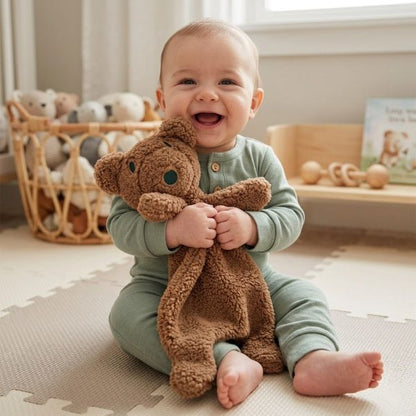 BEBE ASSIS SERRANT CONTRE LUI NOTRE DOUDOU BEBE BALOOW MARRON