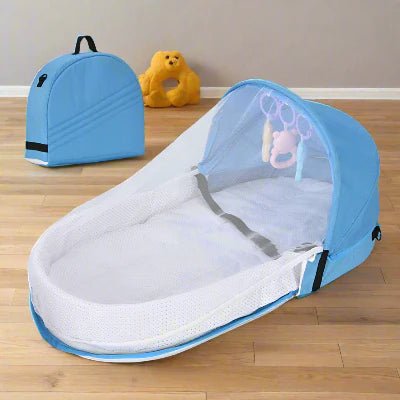Berceau de Voyage - BabyNest™ - Bleu - Bien - être Bébé