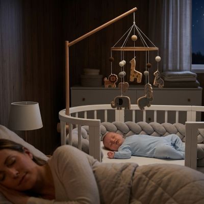 Cododo facile avec notre suspension lit bébé Animaux Safari