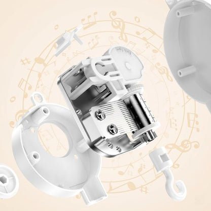 Composition de notre boîte musicale rotative pour mobile bébé NovaSpyn™