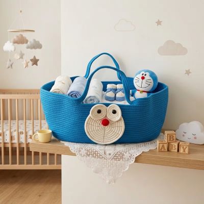 Couffin bébé Cadeau de naissance artisanal et original comme déco