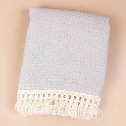 COUVERTURE BEBE - BabyBlanket™ - Gris - Bien - être Bébé