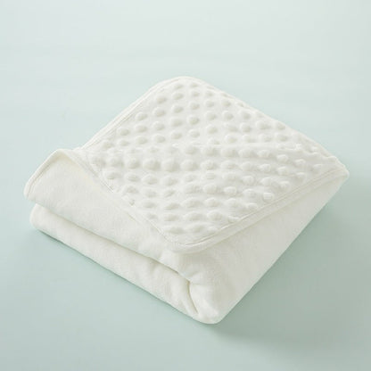 Couverture bébé RectoBulles blanche