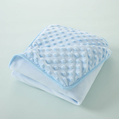 Couverture bébé RectoBulles bleue