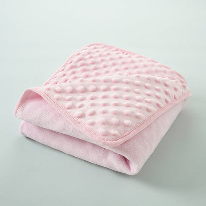 Couverture bébé RectoBulles rose