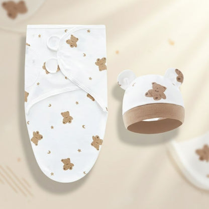 Couverture emmaillotage Ourson Douillet