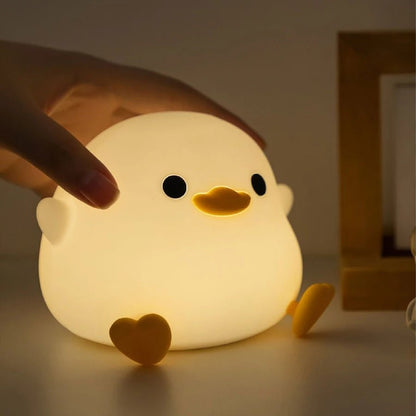 Doux toucher de notre Veilleuse bébé CuteDucklingLight™