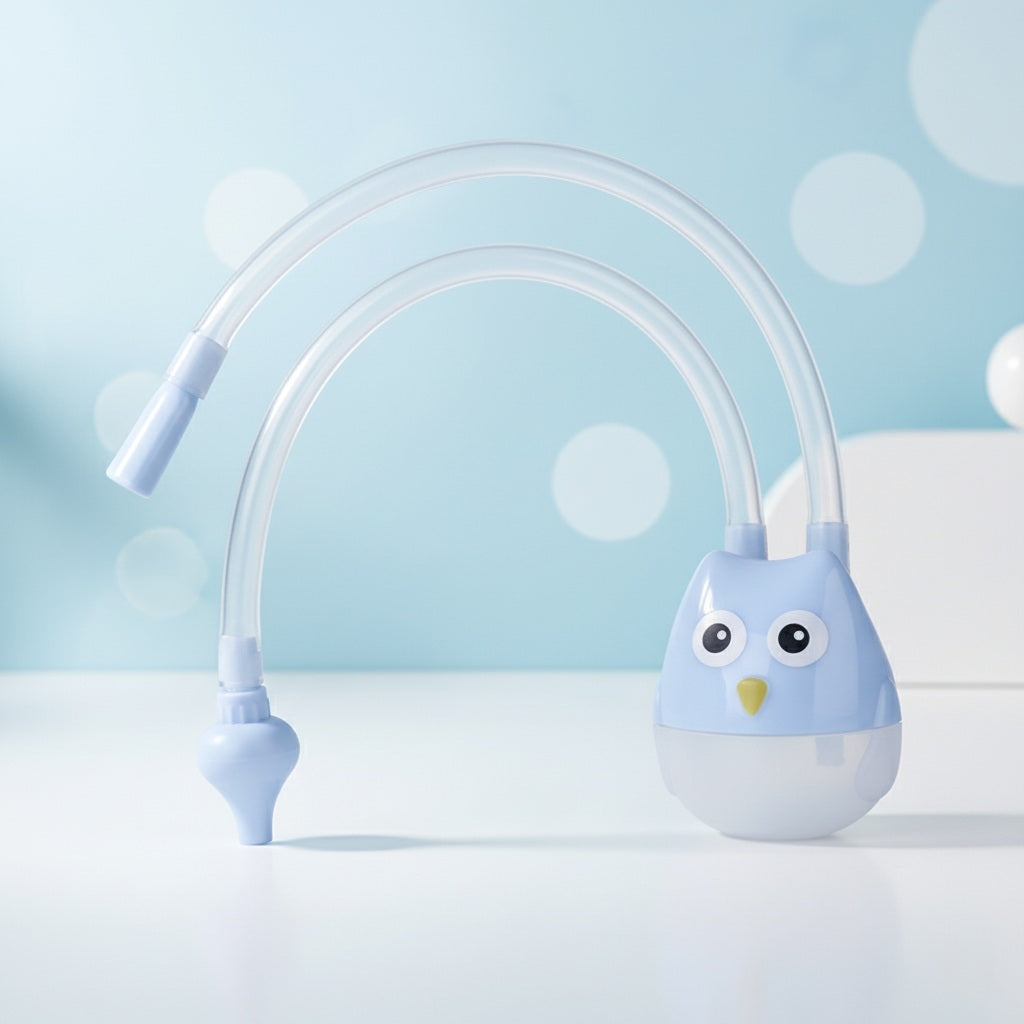 L'aspirateur nasal bébé OwlFreeBabyNose™ bleu