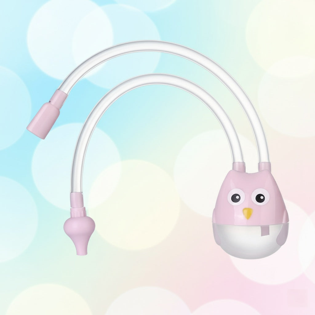 L'aspirateur nasal bébé OwlFreeBabyNose™ rose