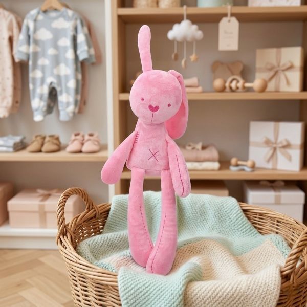 Le Doudou lapin CuteRabbit™ rose