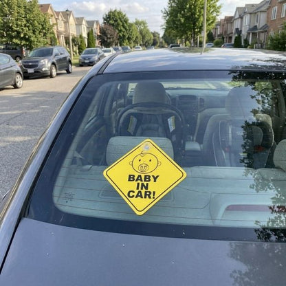 Le panneau voiture "Baby in Car" sur une voiture