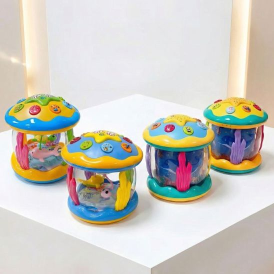 Les 04 variantes de de notre veilleuse musicale bébé Rotating