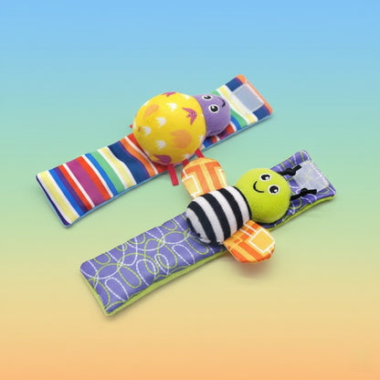 Les poignets de notre hochet bébé BuggyRattles™