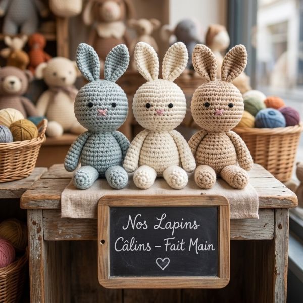 Les variantes de notre Doudou lapin BunnyRattle™