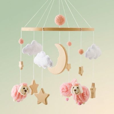Mobile pour bébé Étoiles Mouton