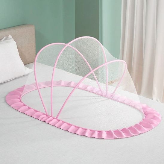 Moustiquaire lit bébé DreamyRefuge rose
