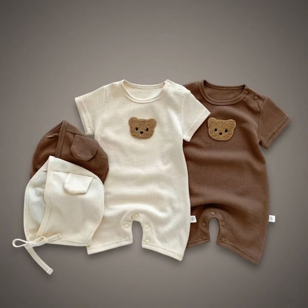 NOS 2 MODELES PYJAMA BEBE PETIT OURSON