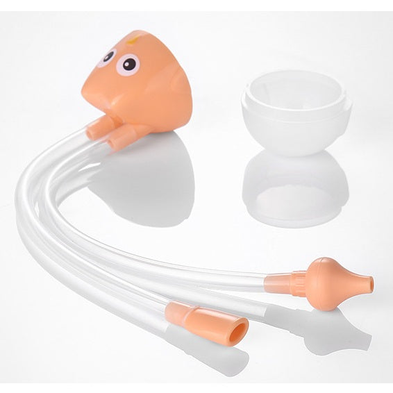 Notre aspirateur nasal bébé OwlFreeBabyNose™ orange