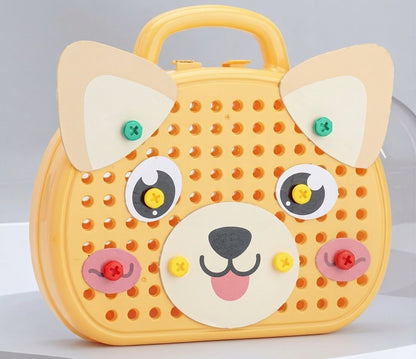 Notre boîte à outils Montesorri BricoBoxKid™ Chiot jaune