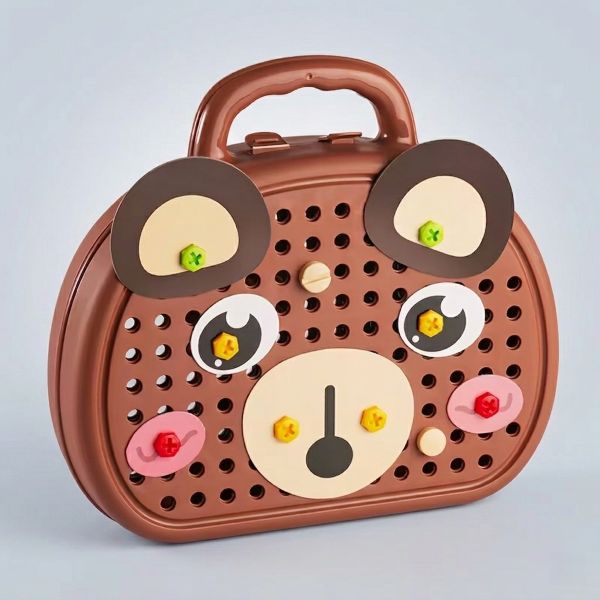 Notre boîte à outils Montesorri BricoBoxKid™ Ours brun