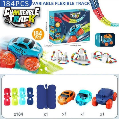 Modèle 184 pièces de notre circuit voiture enfant Changeable Track