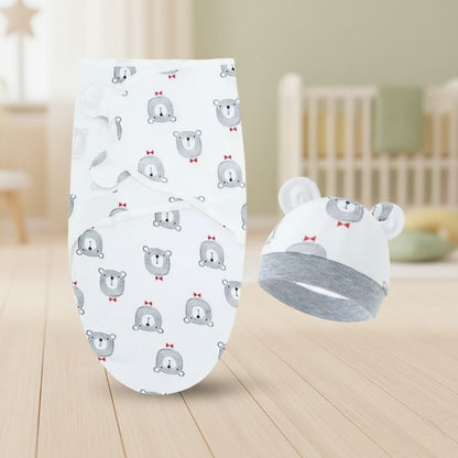 Notre couverture emmaillotage câlin d'ours