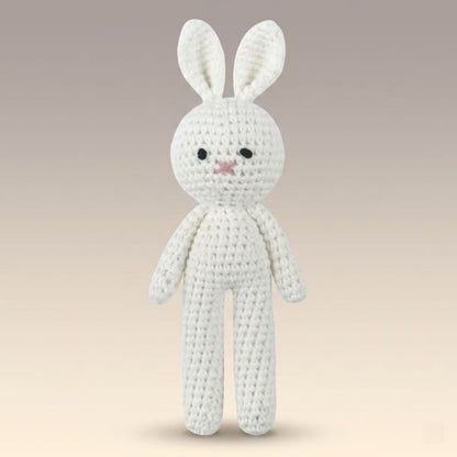 Notre Doudou lapin BunnyRattle™ blanc