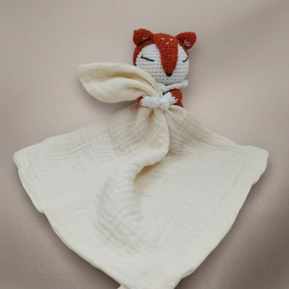Notre doudou renard Foxan crème