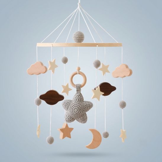 NOTRE MOBILE BEBE LITTLECOSMOS™ GRIS